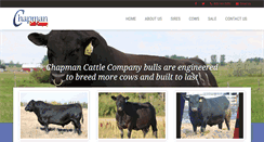 Desktop Screenshot of chapmancattle.com